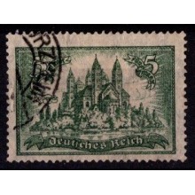 1924 - Tysk Rige - AFA 367 - Frimærke - Bygningsværker - Stemplet.